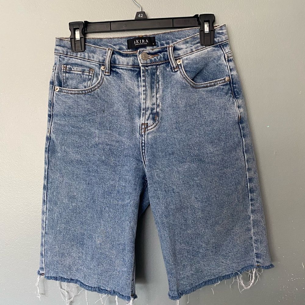 AKIRA  Bermuda Jean Cut-off Shorts size M
